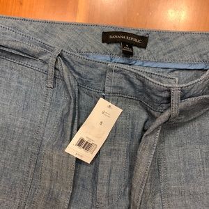 Banana Republic wide leg linen trouser